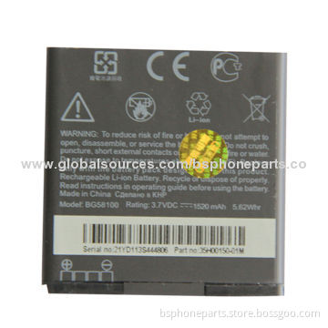 100% Tested Li-ion Battery for HTC G14, Good Quality with Good Warranty